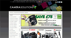 Desktop Screenshot of camerasolutions.co.uk